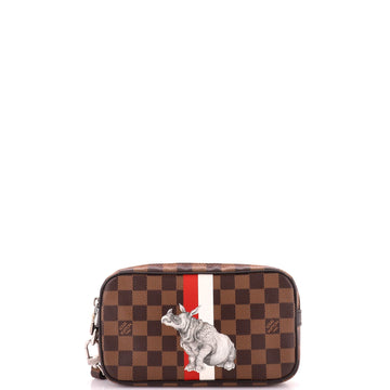 Louis Vuitton Pochette Volga Limited Edition Chapman Savane Damier