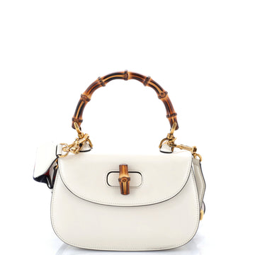 Gucci Bamboo 1947 Top Handle Bag Leather Small