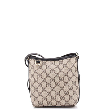 Gucci GG Emblem Bucket Bag GG Coated Canvas Small