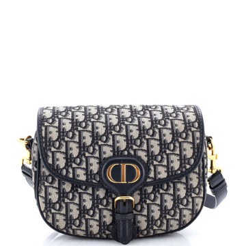 Christian Dior Bobby Flap Bag Oblique Canvas Medium