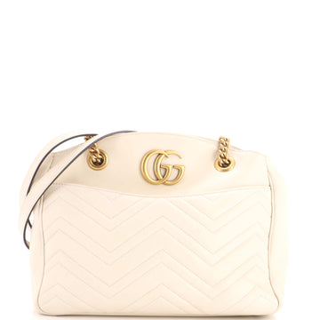 Gucci GG Marmont Chain Tote Matelasse Leather Medium