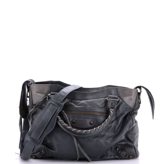 Balenciaga Velo Classic Studs Bag Leather Large