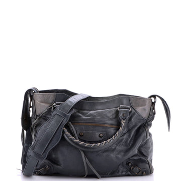Balenciaga Velo Classic Studs Bag Leather Large