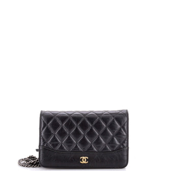 Chanel Gabrielle Wallet on Chain Quilted Aged Calfskin