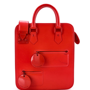 Louis Vuitton Op Art Squary Handbag Leather
