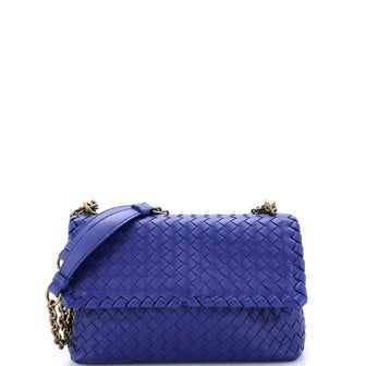 Bottega Veneta Olimpia Crossbody Bag Intrecciato Nappa Small