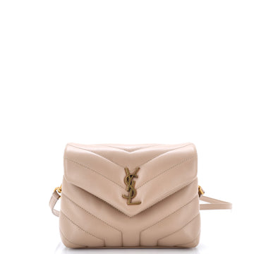 Saint Laurent Loulou Shoulder Bag Matelasse Chevron Leather Toy