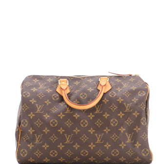 Louis Vuitton Speedy Handbag Monogram Canvas 35