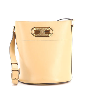 Celine Maillon Triomphe Bucket Bag Leather Medium
