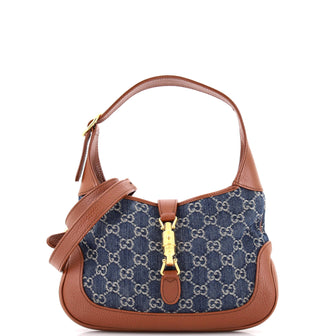 Gucci Jackie 1961 Hobo GG Denim Small