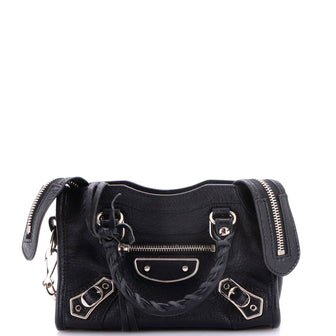 Balenciaga City Classic Metallic Edge Bag Leather Nano