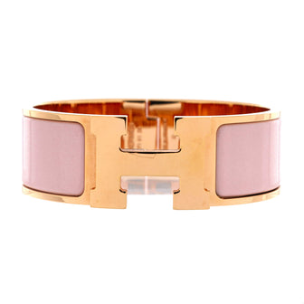 Hermes Clic Clac H Bracelet Metal and Enamel Wide