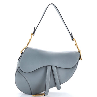 Christian Dior Saddle Handbag Leather Medium