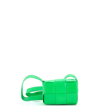 Bottega Veneta Cassette Crossbody Bag Maxi Intrecciato Leather Candy
