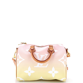 Louis Vuitton Speedy Bandouliere Bag By The Pool Monogram Giant 25