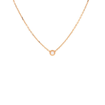 Cartier Cartier D'Amour Pendant Necklace 18K Rose Gold with Diamond XS
