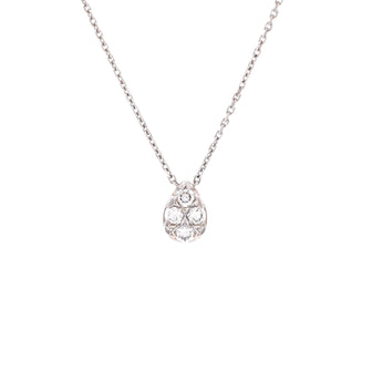 Cartier Etincelle de Cartier Teardrop Pendant Necklace 18K White Gold and Diamonds