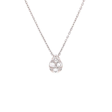 Cartier Etincelle de Cartier Teardrop Pendant Necklace 18K White Gold and Diamonds