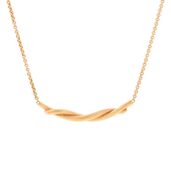 Cartier Entrelaces Pendant Necklace 18K Rose Gold