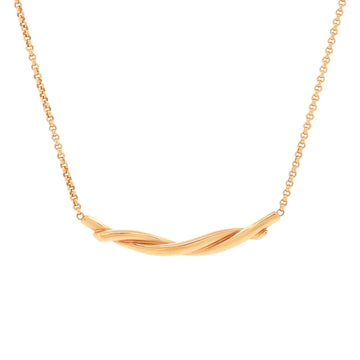 Cartier Entrelaces Pendant Necklace 18K Rose Gold