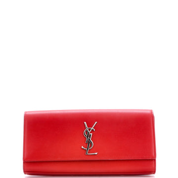 Saint Laurent Classic Monogram Clutch Leather Long