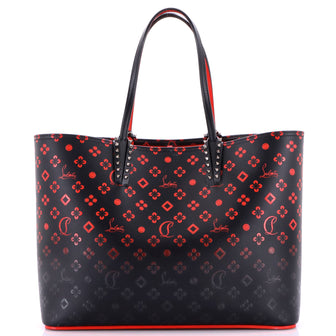 Christian Louboutin Cabata East West Tote Degrade Monogram Printed Leather Large