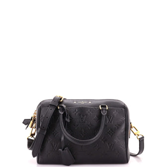 Louis Vuitton Speedy Bandouliere NM Bag Monogram Empreinte Leather 25