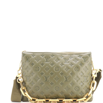 Louis Vuitton Coussin Bag Monogram Embossed Lambskin MM