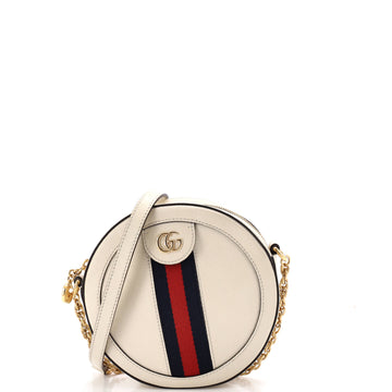 Gucci Ophidia Round Shoulder Bag Leather Mini