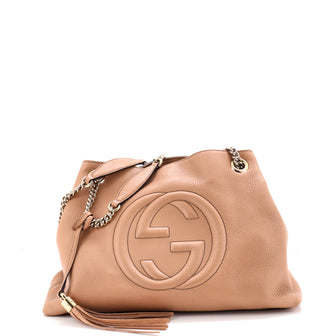 Gucci Soho Chain Strap Shoulder Bag Leather Medium