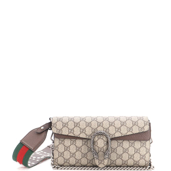 Gucci Dionysus East-West Flap Bag GG Coated Canvas Small