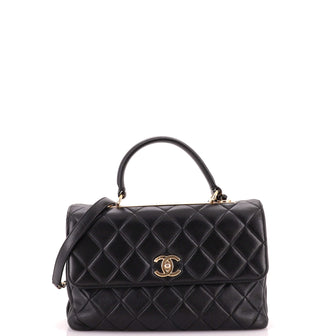 Chanel Trendy CC Top Handle Bag Quilted Lambskin Medium