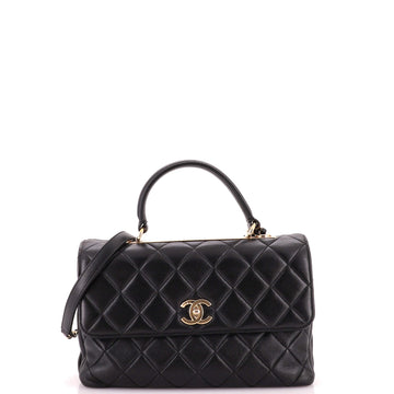 Chanel Trendy CC Top Handle Bag Quilted Lambskin Medium