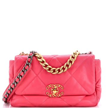 Chanel 19 Flap Bag Quilted Leather Medium