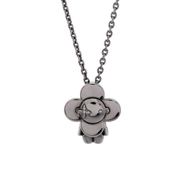 Louis Vuitton Vivienne Pendant Long Necklace Metal
