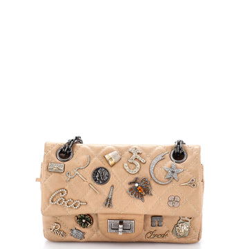 Chanel Lucky Charms Reissue 2.55 Flap Bag Quilted Aged Calfskin 224