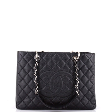 Chanel Grand Shopping Tote Quilted Caviar