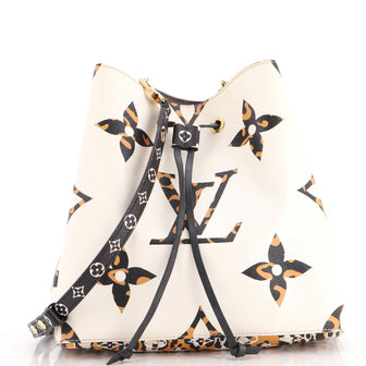 Louis Vuitton NeoNoe Handbag Limited Edition Jungle Monogram Giant