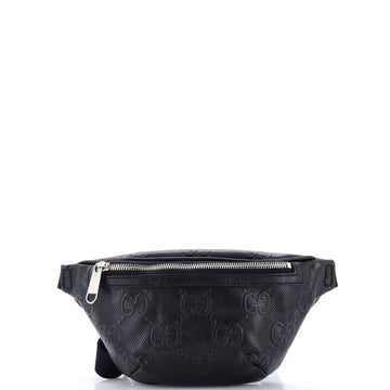 Gucci Belt Bag GG Embossed Perforated Leather Small
