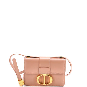 Christian Dior 30 Montaigne Flap Bag Leather Micro
