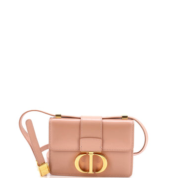 Christian Dior 30 Montaigne Flap Bag Leather Micro