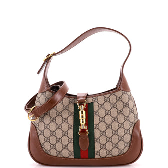 Gucci Jackie 1961 Hobo GG Coated Canvas Small