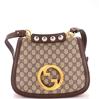 Gucci Blondie NM Top Handle Bag GG Coated Canvas Medium