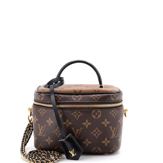 Louis Vuitton Vanity Handbag Reverse Monogram Canvas PM