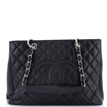 Chanel Grand Shopping Tote Quilted Caviar