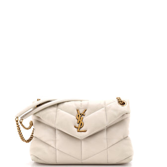 Saint Laurent Loulou Puffer Shoulder Bag Quilted Leather Small