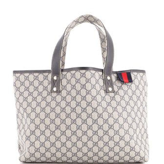 Gucci Web Loop Tote GG Coated Canvas Medium