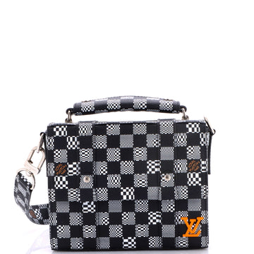 Louis Vuitton Flap Soft Trunk Messenger Bag Limited Edition Distorted Damier