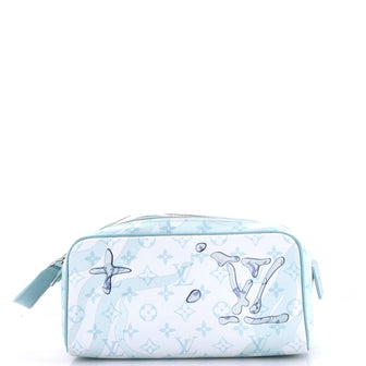 Louis Vuitton Dopp Kit Toiletry Pouch Limited Edition Aquagarden Monogram Canvas