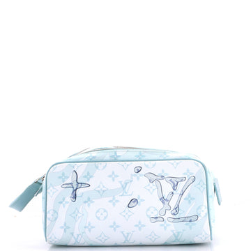 Louis Vuitton Dopp Kit Toiletry Pouch Limited Edition Aquagarden Monogram Canvas